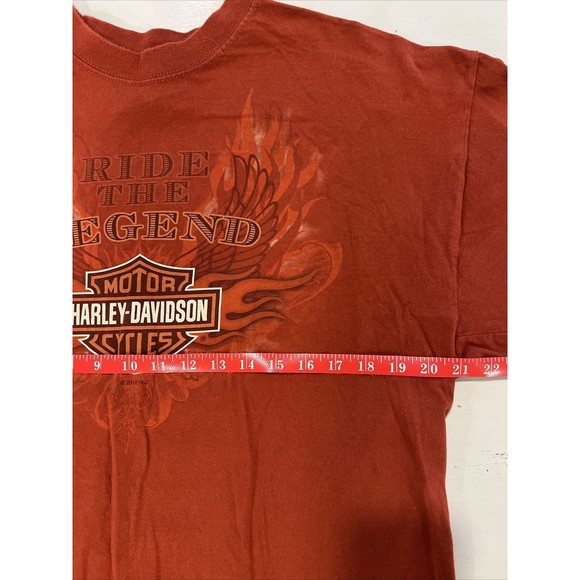 Harley Davidson Appalachian Mechanicsburg PA Ride Legend XL Beefy Tee Shirt Men - Picture 4 of 10